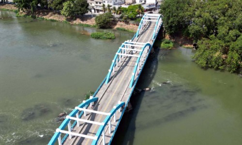 BM: Pintura da Ponte dos Arcos entra em fase de finalização